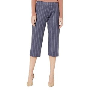 Krazy Larry Pull-On Wide Crop Pants in Stretch Knit Size  6